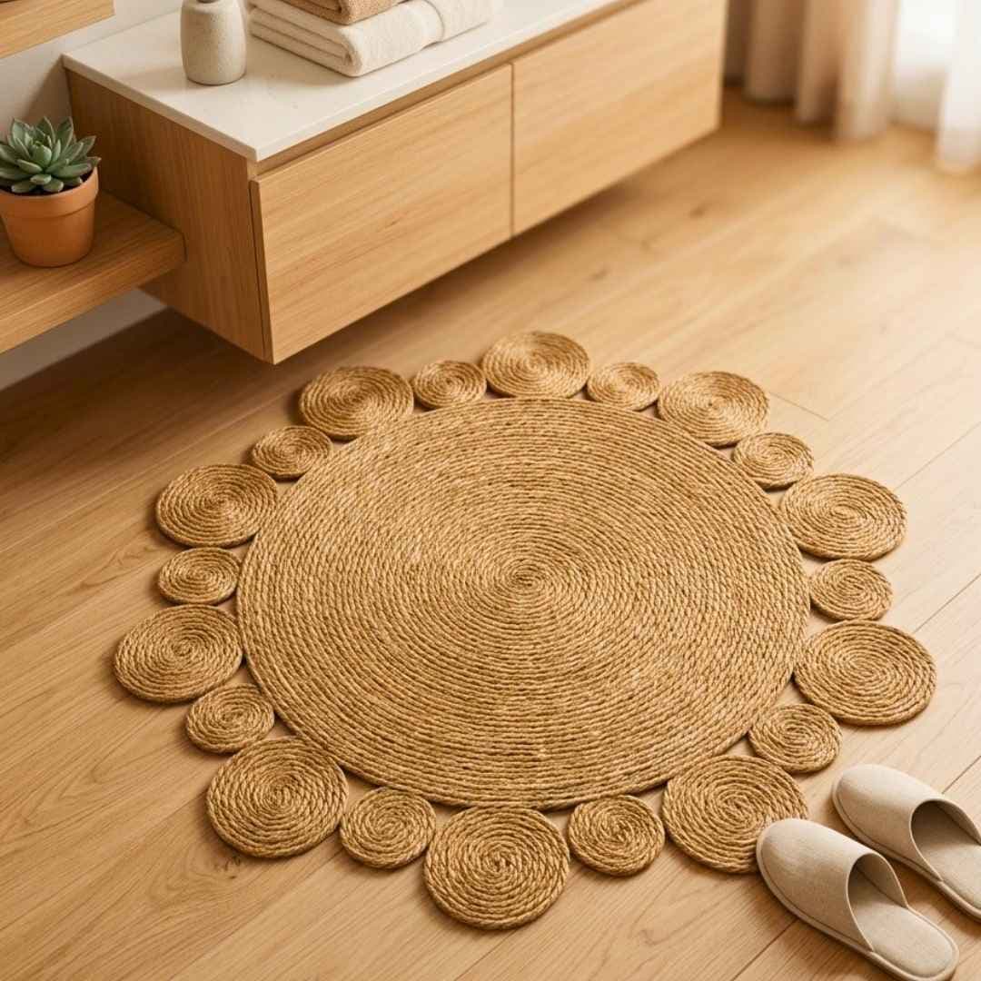 Boho Round Bloom Rug